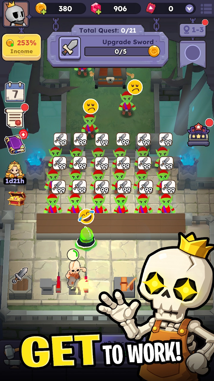 Idle Dungeon Keeper screenshot 1